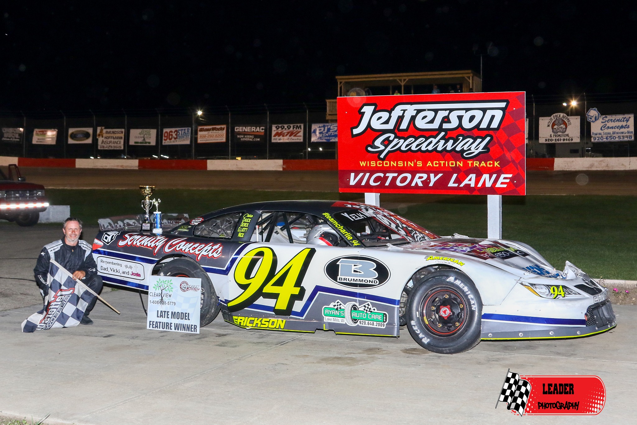 ERICKSON CAPTURES THIRD FEATURE OF SEASON